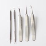 Blackhead Extractor Factory - Hot Sale 5pcs Professional Practical Acne Tweezers Tool