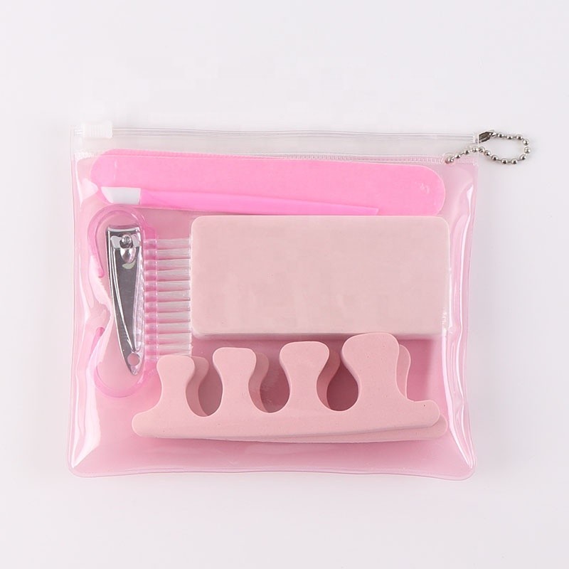 Pedicure Set Factory - Hot Selling Low MOQ 7pcs Set with PVC Bag