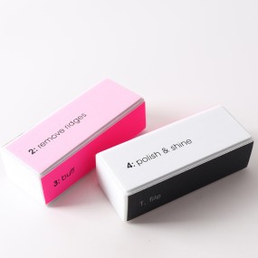 Nail Buffer Factory - Professional Manicure Tools 4 Way Shine Block