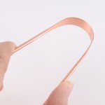 Tongue Cleaner Factory - Wholesale Price Copper Rose Gold Tongue Scraper Cleaner