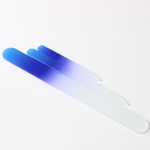 Glass Nail File Set Manufacturer - Hot Sale 3pcs Straight Crystal File Set Double Side Custom Logo