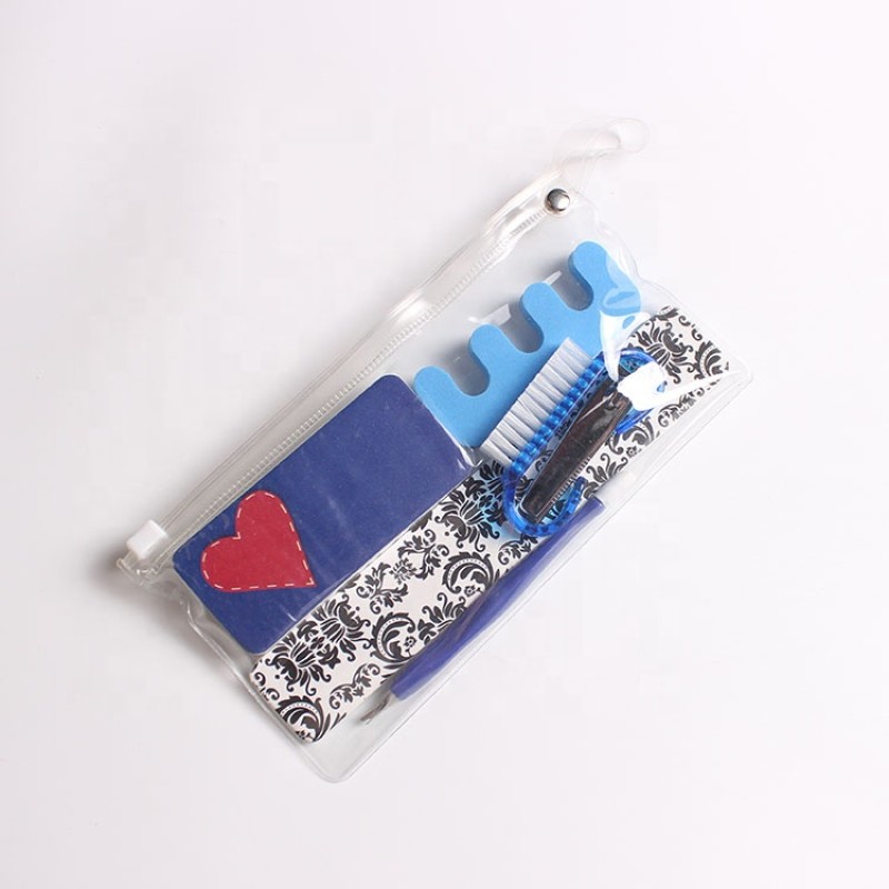 Travel Manicure Set Manufacturer - New Fashion Disposable Pedicure Set with Pvc Bag
