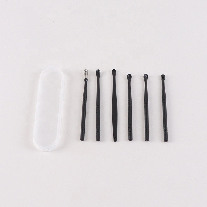Ear Cleaner Set Factory - 6pcs Wax Removal Tools Plastic Earwax Remover Pick