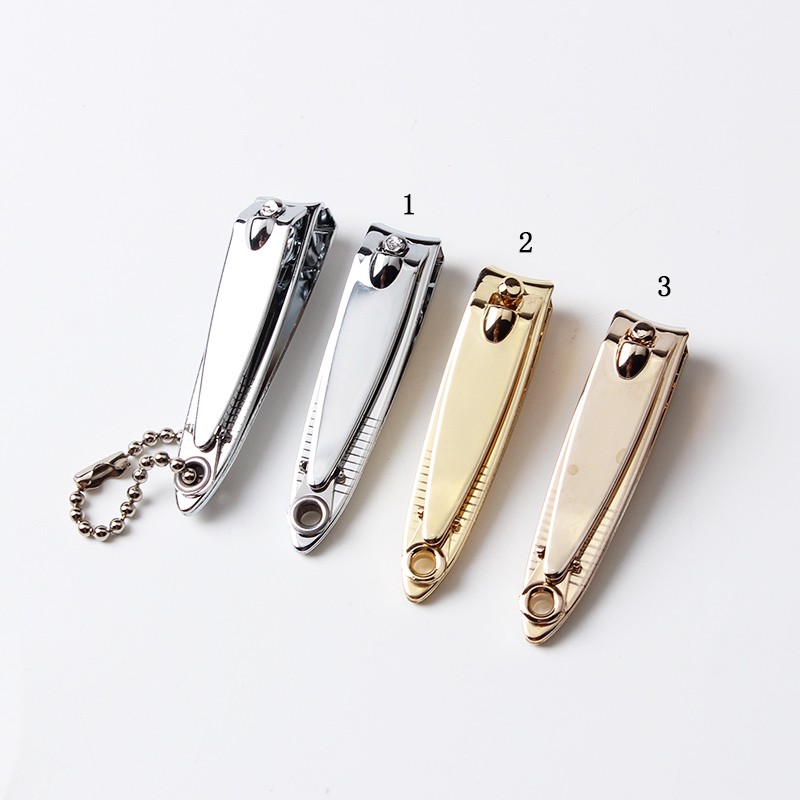 Gold Nail Clipper Factory - New Arrival Carbon Steel Clipper with Nail File