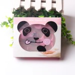 婴儿指甲护理套装源头工厂-4合1安全套装含熊猫形状塑料盒