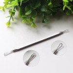 Acne Tool Kit Factory - High Quality Silver Portable 5pcs Pimple Extractor Blackhead Remover
