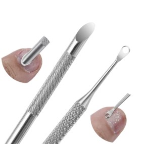 死皮推器源头工厂-定制标识不锈钢死皮去除器凝胶抛光用