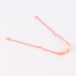 Tongue Cleaner Factory - Factory Wholesale High Quality Rose Gold U Shape Copper Scraper