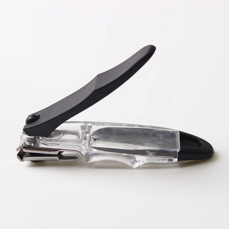 Multi-Function Nail Clipper Manufacturer - Top Seller Transparent Handle Removable Clipper with Nail File