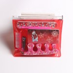 迷你足部护理套装源头工厂-专业指甲护理一次性套装含PVC袋