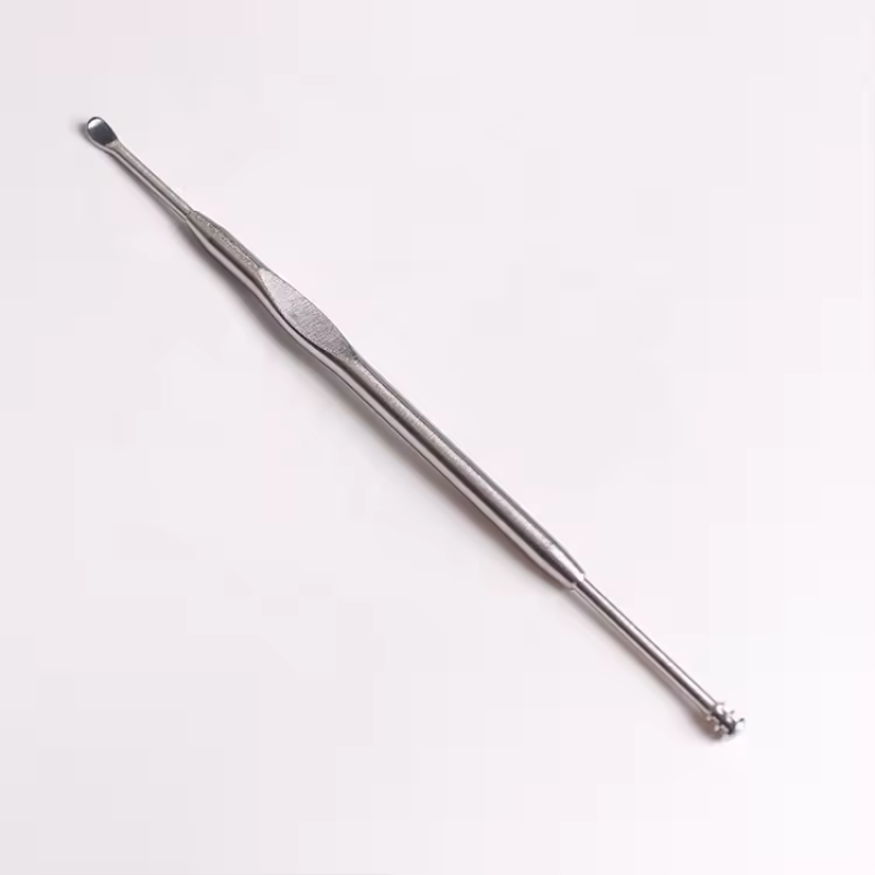 Ear Cleaning Scoop Factory - Stainless steel double-headed screw buckle ear picking tools