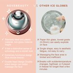 Ice Globes Set Manufacturer - Home Facial Cryo Massage Ball Gold Stainless Steel Mini for Face