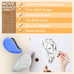 Facial Care Device Manufacturer - Red-Light-Therapy Led 2 Colors Eye Beauty Wand Face Massager for Skincare & Blue