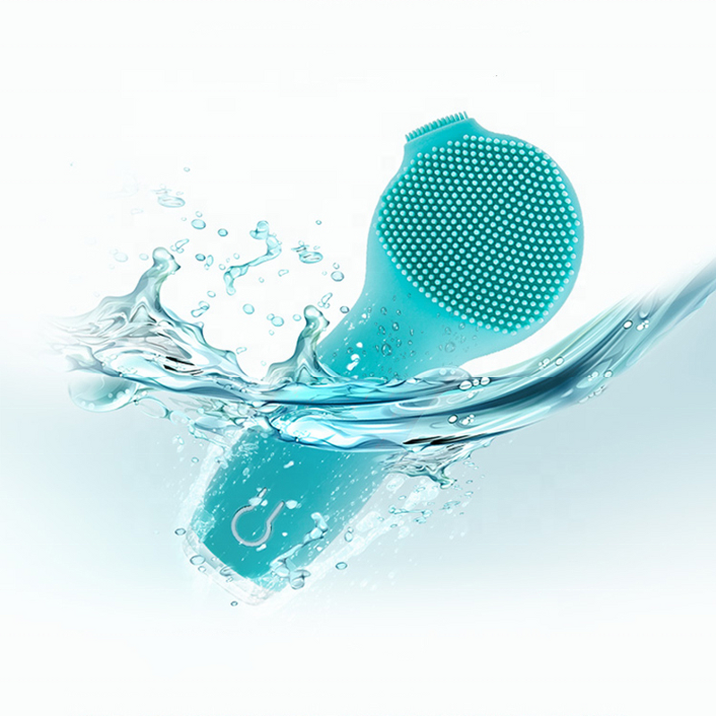 Face Cleaning Brush Manufacturer - New Design 2022 Natural Bending Waterproof Mini Electric Massage Brush for Women Beauty