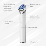 Skincare Wand Manufacturer - Home Use Anti-Aging Red Blue Light Therapy Vibrating EMS Handheld for Eye Facial Lifting US Plug