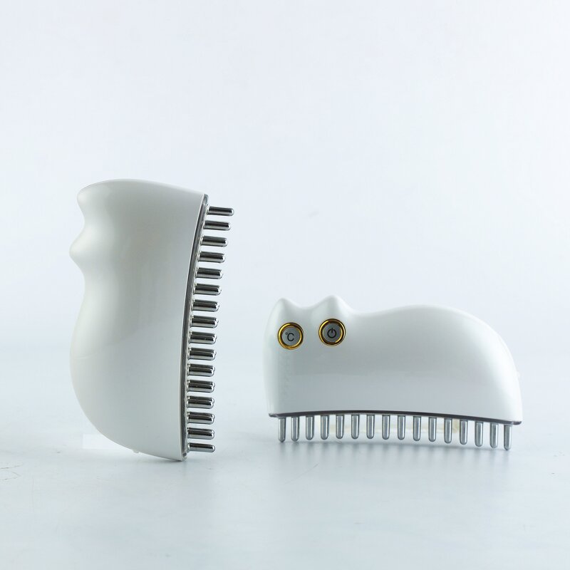 Hair Brush Manufacturer - Private Label Anti Loss Handheld Mini Liquid Medicine Import Scalp Vibration Messager Comb for Regrowth