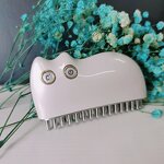 Thermal Scalp Hair Massage Comb Manufacturer - Custom Logo Beauty Supplies Mini Electric Heating Ems Gua Sha Hot