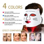 Led Beauty Face Mask Manufacturer - Home Wholesale Wireless Infrared Home Use Led Mask Light Therapy Led Facial Masks