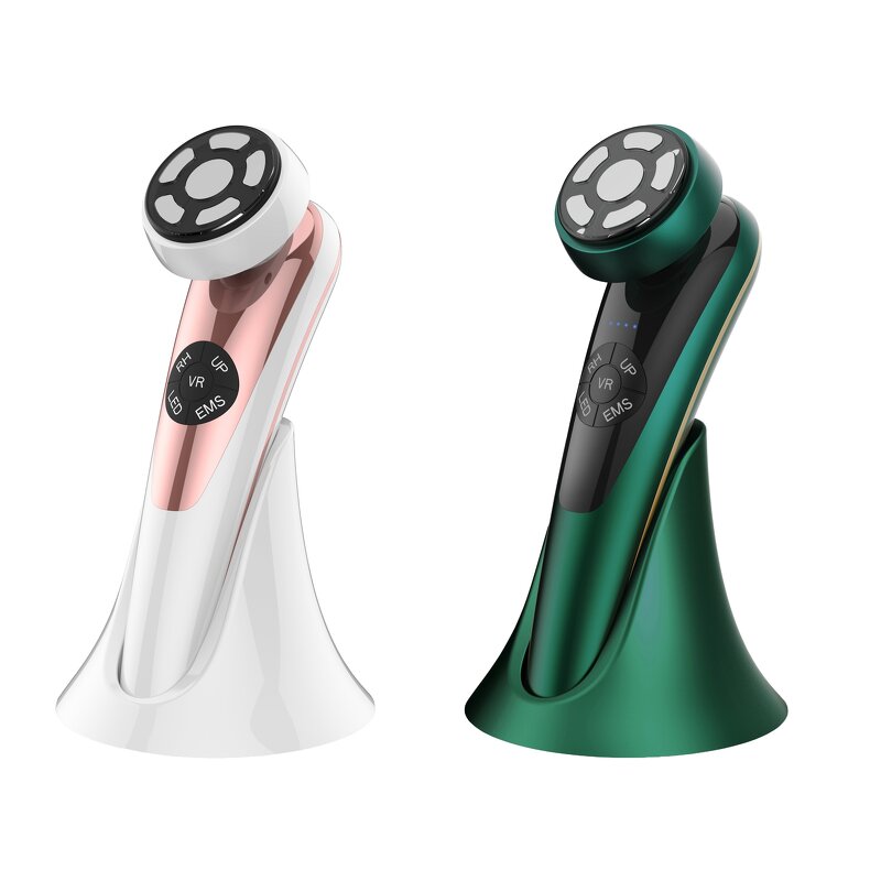 Skin Therapy Wand Manufacturer - 5 in 1 with LED Light Therapy Wave Stimulation Massage Anti Aging Lift & Firm Tighten Skin