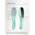 Hair Growth Comb Manufacturer - Electric EMS RF Laser Massage Care Anti Loss Vibration Scalp Treatment for Home Use