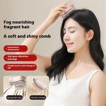 Scalp Massager Manufacturer - Electric Vibrating LCD Hair Brush Comb Aerosol Oil Spray Household Beauty Stimulator Head