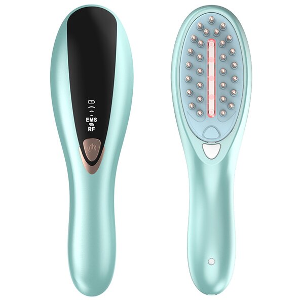 Hair Growth Comb Manufacturer - Electric EMS RF Laser Massage Care Anti Loss Vibration Scalp Treatment for Home Use