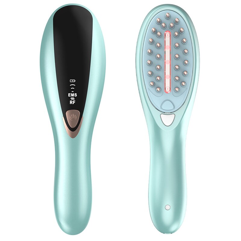 Hair Growth Comb Manufacturer - Electric EMS RF Laser Massage Care Anti Loss Vibration Scalp Treatment for Home Use