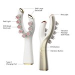 Anti-Hair Loss Massage Comb Manufacturer - Hotel Use Red Light Vibrating Scalp Massager with Plastic Handle for Hair Regrowth