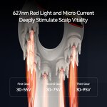 Anti Loss Hair Growth Comb Manufacturer - Factory Ems Massager Machine Silicone Head Massage Brush