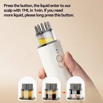 Electric Hair Growth Comb Manufacturer - Kimairay Stainless Steel Automatic Scalp Massage Castor Rosemary Oil Applicator Brush