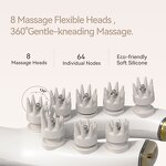 Anti Loss Hair Growth Comb Manufacturer - Factory Ems Massager Machine Silicone Head Massage Brush