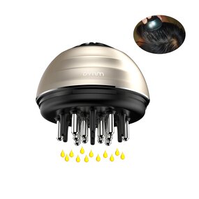 Hair Care Oil Applicator Manufacturer - Handhold Serum Dispenser Treatment 30ml Water Tank Scalp Massager Essential Oil