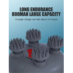 Head Massage Machine Manufacturer - New Trend Silicone Scalp Massager Tools Head Spa Electric with Red Light