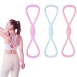 Silicone Yoga Stretch Bands - Custom Elastic Resistance Loop Exercise Tool