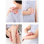 PVC Body Massage Roller - Custom Color 7 Ball Deep Tissue Anti-Cellulite Tool