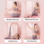 Yoga Pilates Resistance Bands - Custom Logo High Elastic Fitness Training Tool