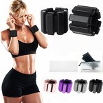 Wrist Ankle Weights Set - Custom 1lb/1.5lb/2lb Silicone Pilates Adjustable