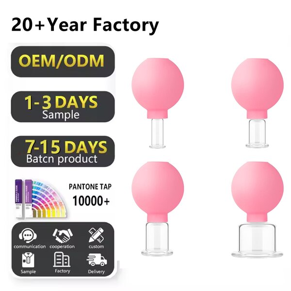 Silicone Hijama Cupping Set - Custom Body Vacuum Therapy for Cellulite