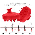 ABS Scalp Care Shampoo Brush - Professional Soft Silicone Hair Massager Tool