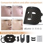 LED Light Therapy Mask Manufacturer - Hot Selling 2023 7 Colors Silicone Electric for Black Beauty Skin Care