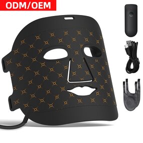 LED Light Therapy Mask Manufacturer - Hot Selling 2023 7 Colors Silicone Electric for Black Beauty Skin Care