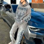 Men's Tracksuit Set - Custom Cortiez Retro 400Gsm Cotton Sweat Suit