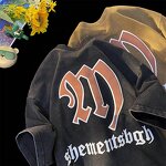 Men's Oversized T-Shirt - Custom Puff Print Acid Wash Drop Shoulder Tee