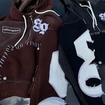 Men's Tracksuit Set - 2025 500Gsm Knitted Cotton Patch Sweat Suit