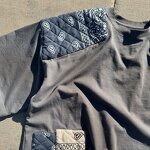 Men's Cropped T-Shirt - Wholesale Organic Cotton Acid Wash Streetwear Tee