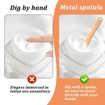 Cosmetic Spatula - Wholesale Black Gold Silver Stainless Steel Makeup Spoon