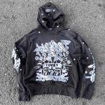 Men's Tracksuit Set - High Quality Gray Cotton Hooded Sweatpants Suit