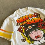 Men's Cropped T-Shirt - Custom Dtg Print Boxy Round Neck Cotton Tee