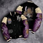 Men's Varsity Jacket - Wholesale Winter Blank Leather Sleeve Streetwear Coat