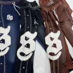 Men's Tracksuit Set - 2025 500Gsm Knitted Cotton Patch Sweat Suit